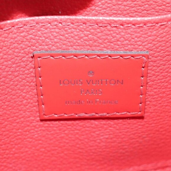 LOUIS VUITTON Epi Pochette Cosmetic PM Pouch Red M41114 LV Auth 111537 - Picture 9 of 16